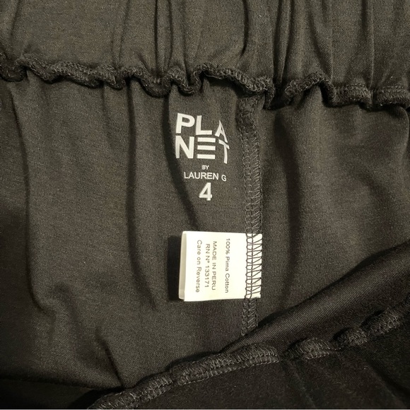 Planet By Lauren G Black Wide-Leg Pants - Picture 7 of 7